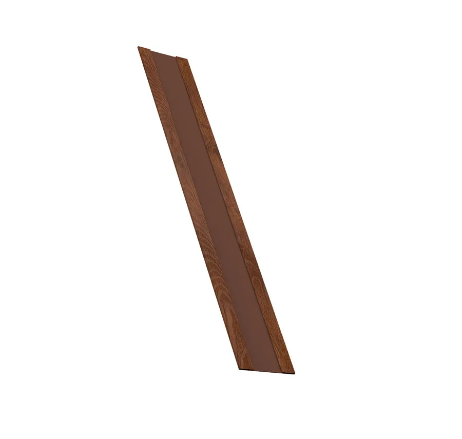 Крепежная планка жалюзи Milan,Tokyo 0,45 Print Premium с пленкой Golden Wood Fresh TwinColor (2,5м)