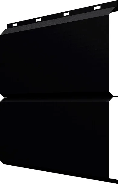 ЭкоБрус Grand Line 0,45 Drap ТХ двухсторонний с пленкой RAL 9005 черный