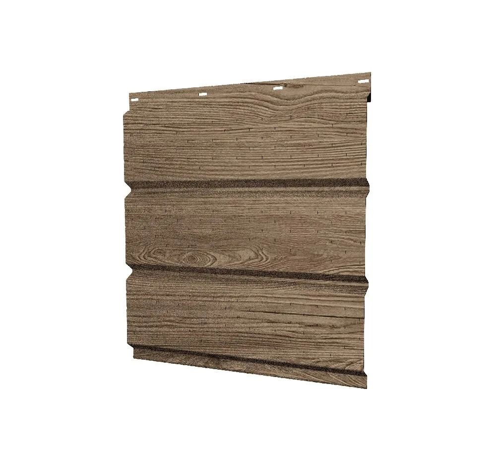 Софит металлический полная перфорация 0,45 Print Elite с пленкой White Wood TwinColor