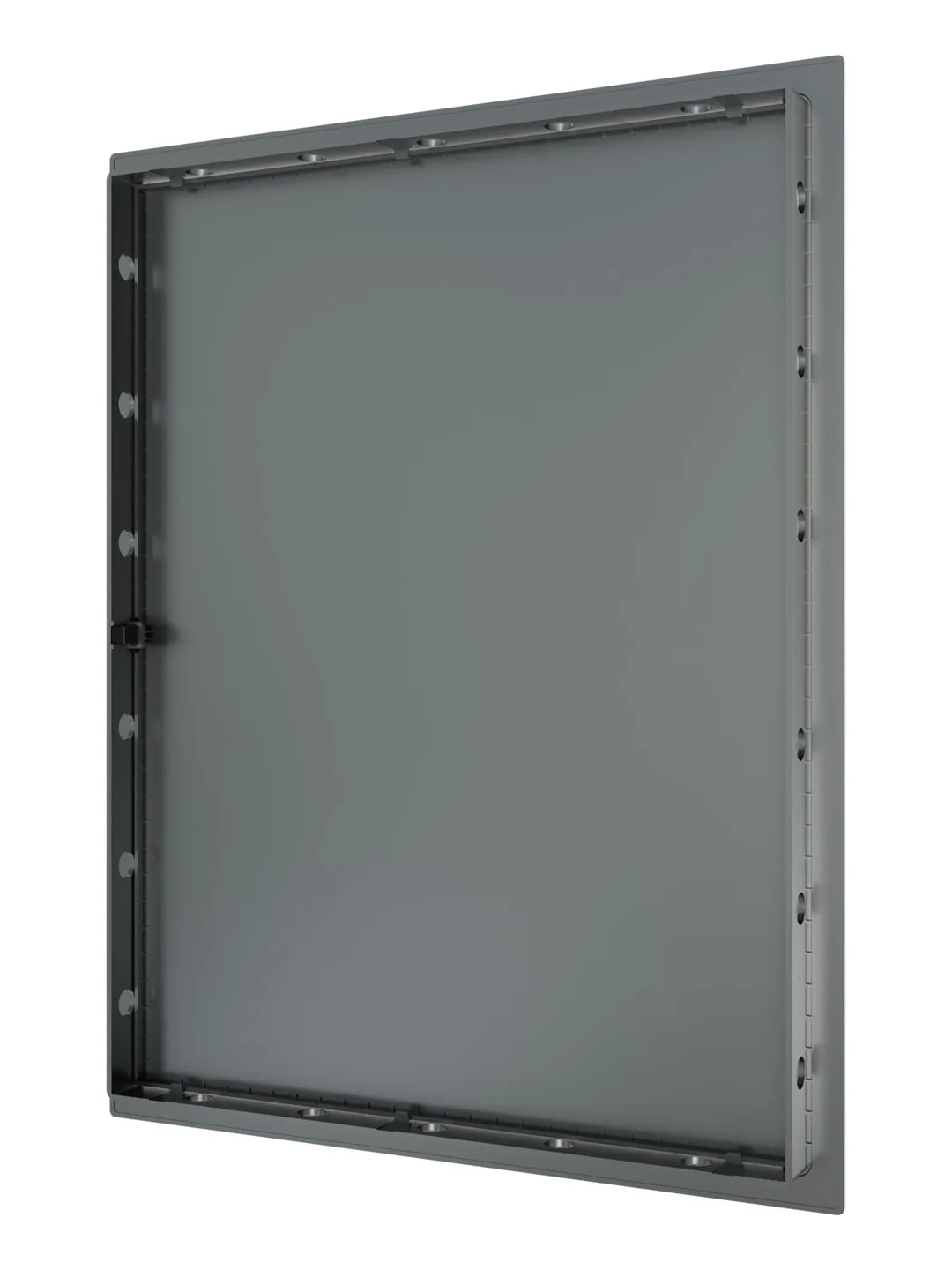 Люк ревизионный LN фланец 300х400 нажимной 327х427 пластик Gray EVECS