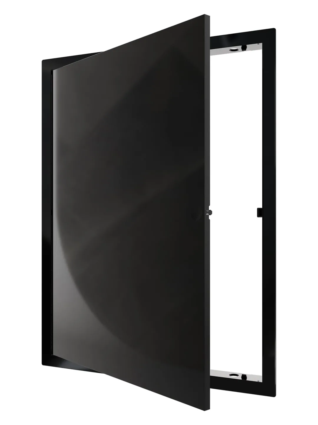 Люк ревизионный LN фланец 300х400 нажимной 327х427 пластик Black EVECS