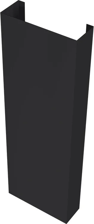 Полустолб для С20 0,5 Velur RAL 9005 черный (1,5м)