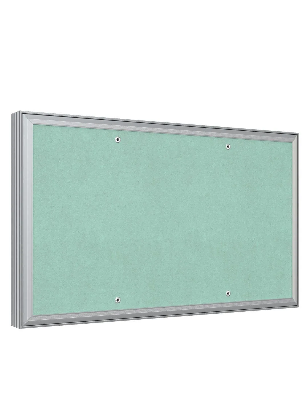 Люк ревизионный D Ceramo Base 500x300 скрытый монтаж съемный алюминий EVECS