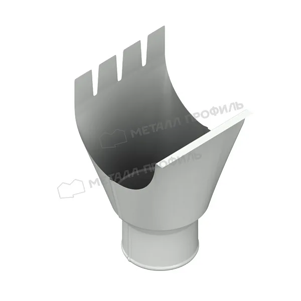 Воронка выпускная МЕТАЛЛ ПРОФИЛЬ GS lite D125/90 Ral 9003
