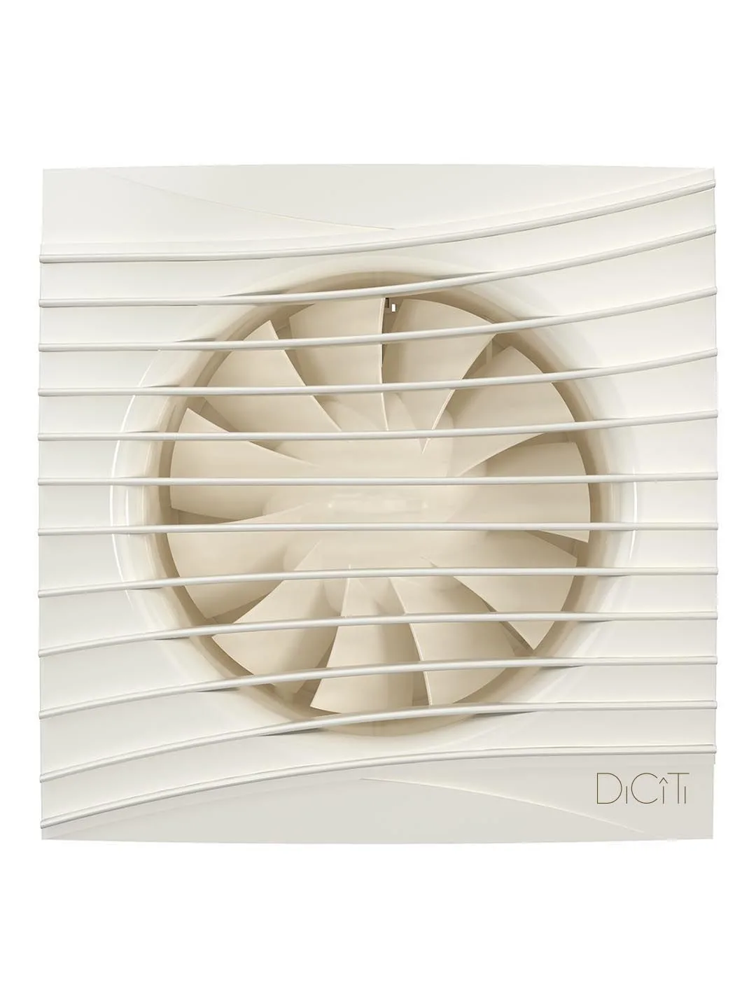 Вентилятор накладной SILENT D100 обратный клапан Ivory DICITI
