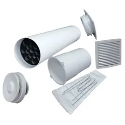 Приточный клапан VELCO VT-100 со светло-серой вент.решеткой (801000+793323)