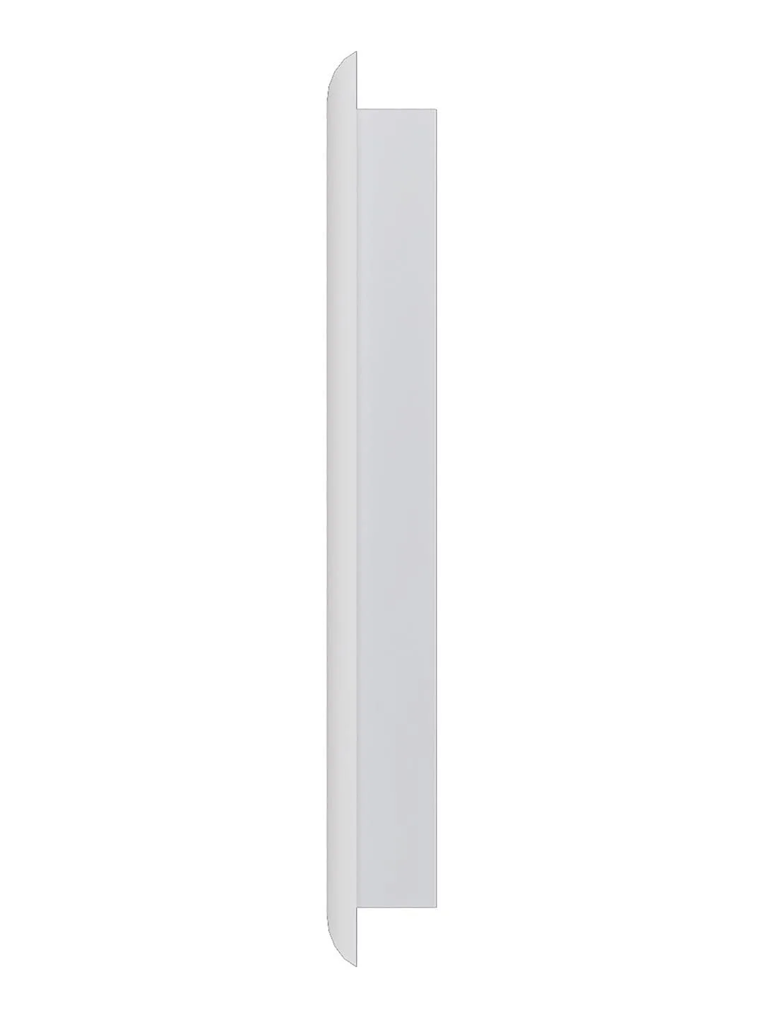 Решетка вентиляционная ДП фланец 220х60 переточная 227х67 пластик ERA