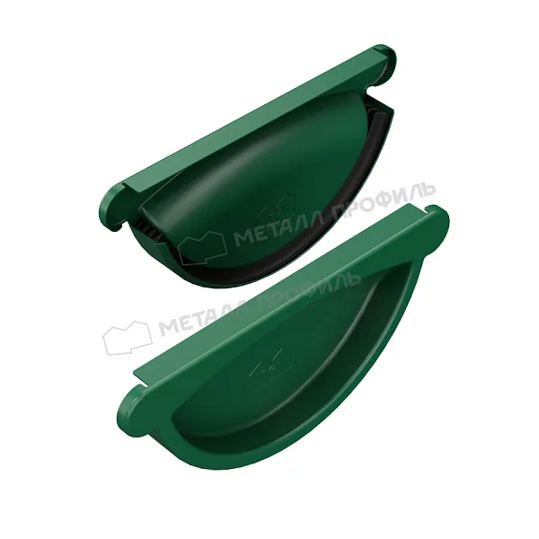 Заглушка желоба МЕТАЛЛ ПРОФИЛЬ Foramina PUR D150 Ral 6005