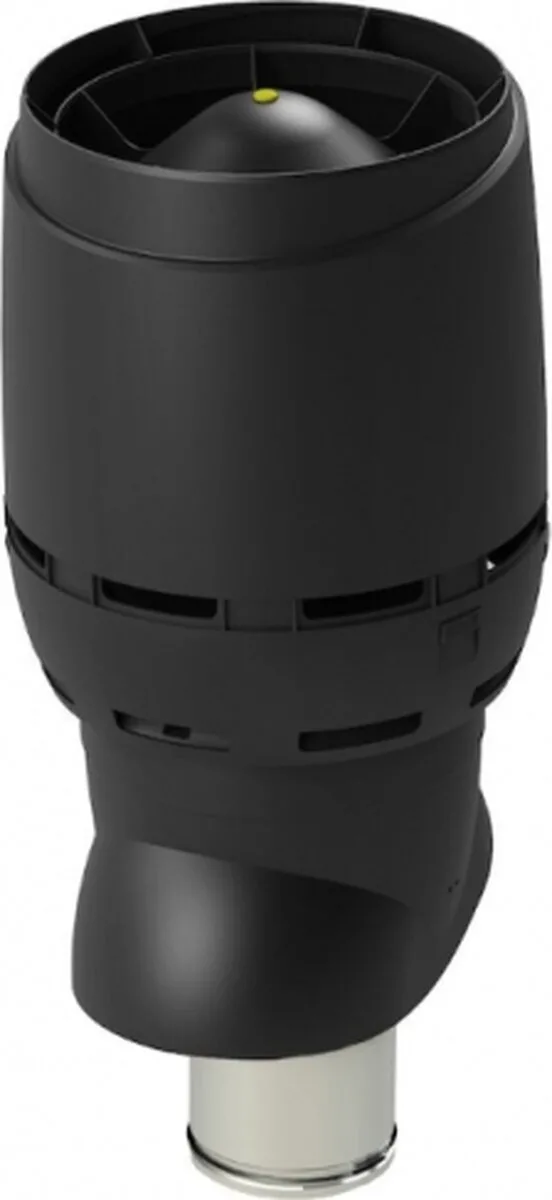 Выход вентиляционный Vilpe Flow XL 200/700 изолированный черный