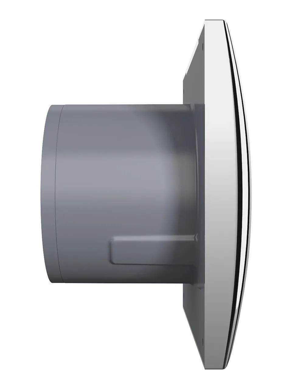 Вентилятор накладной AURA D100 обратный клапан Chrome DICITI