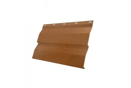 Сайдинг Корабельная Доска 0,265 Grand Line 0,5 Quarzit Cuprum Steel