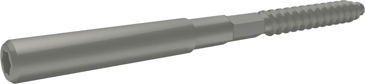 Шуруп-шпилька 8х160 Grand Line RAL 7023 серый бетон