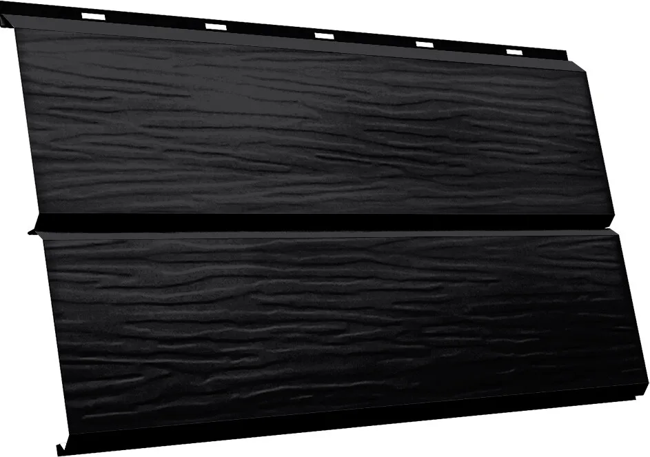 ЭкоБрус 3D Grand Line 0,5 PurLite матовый с пленкой RAL 9005 черный