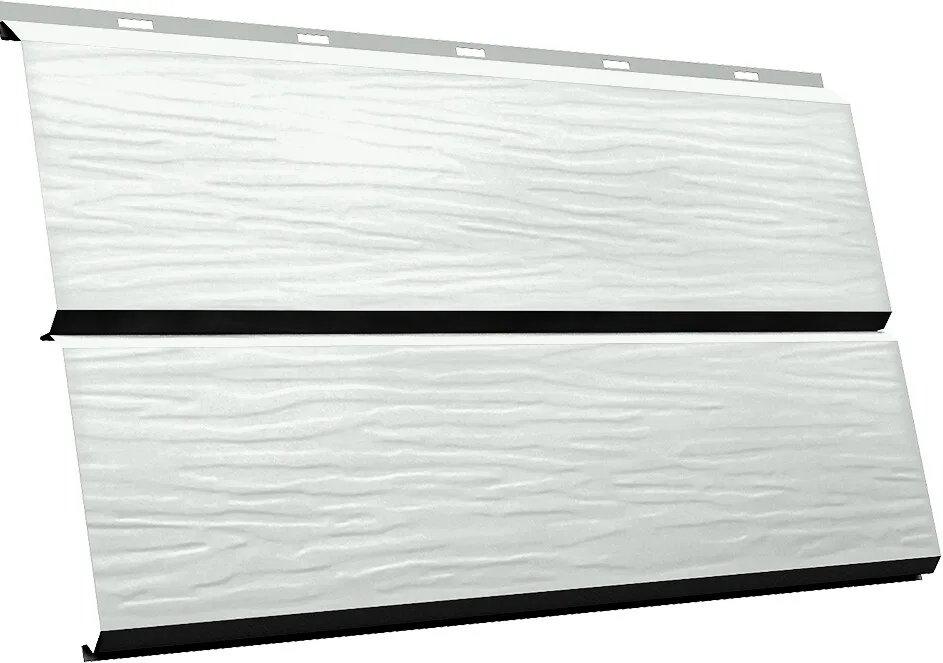 ЭкоБрус 3D Grand Line 0,5 ПЭ слим с пленкой RAL 9003 сигнальный белый