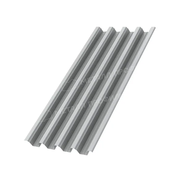 Профлист МЕТАЛЛ ПРОФИЛЬ Н-75x750-A Металл Профиль (ПЭ-01-9006-0,7), RAL9006 Белый алюминий