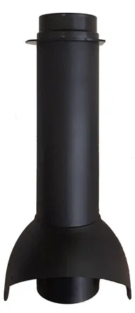 Выход канализации Krovent Pipe-VT 110 черный (НЕИЗ)
