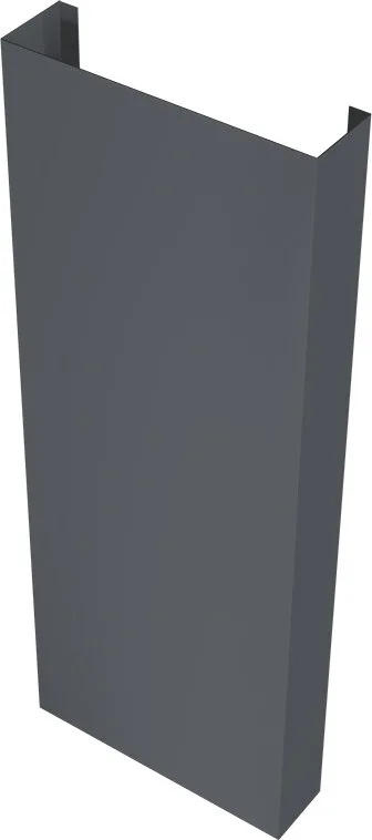 Полустолб для С8,С10 0,45 Drap TwinColor RAL 7024 мокрый асфальт (2,5м)