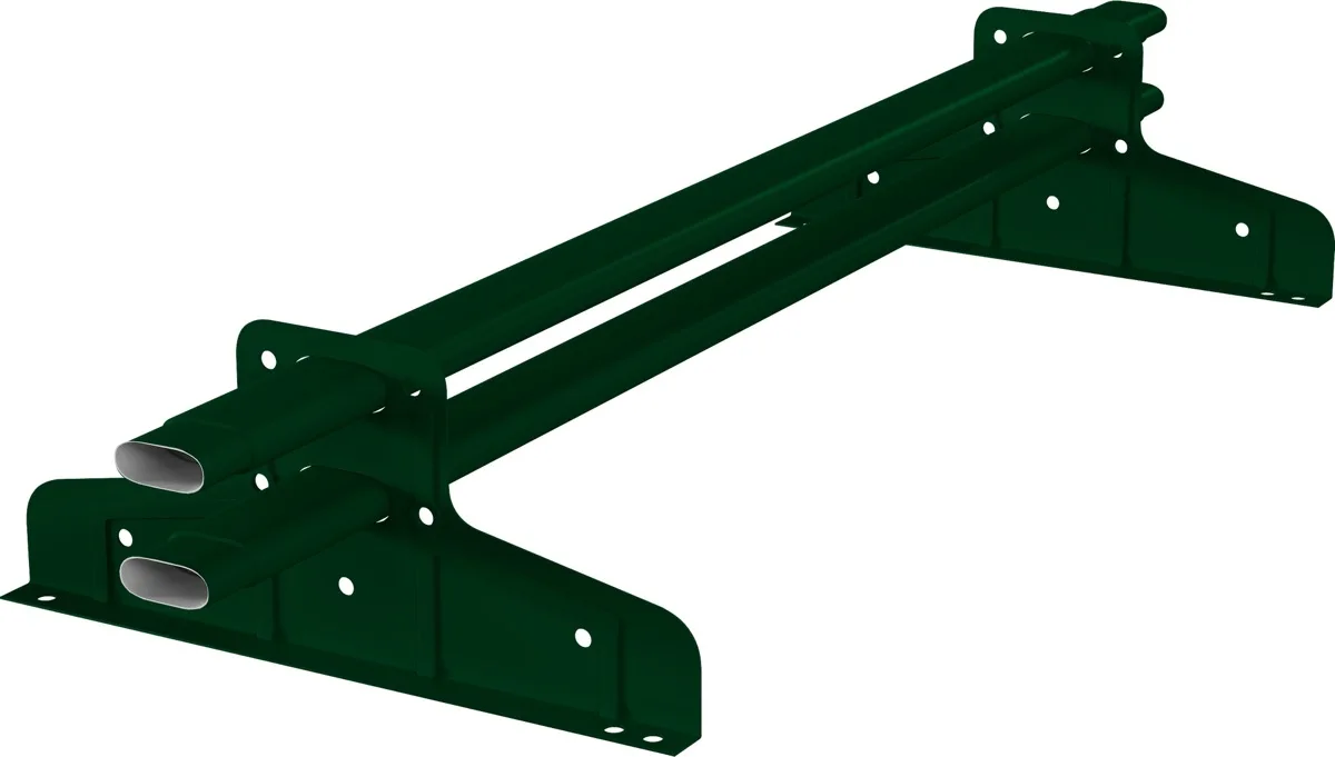 Снегозадержатель Стандарт Т4 d 40х20 RAL 6005 (1м)