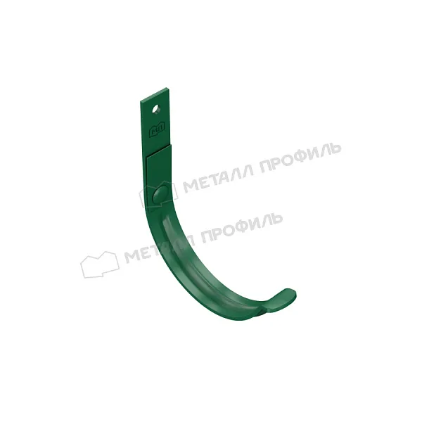 Держатель желоба карнизный МЕТАЛЛ ПРОФИЛЬ Foramina PUR D125х132 Ral 6005