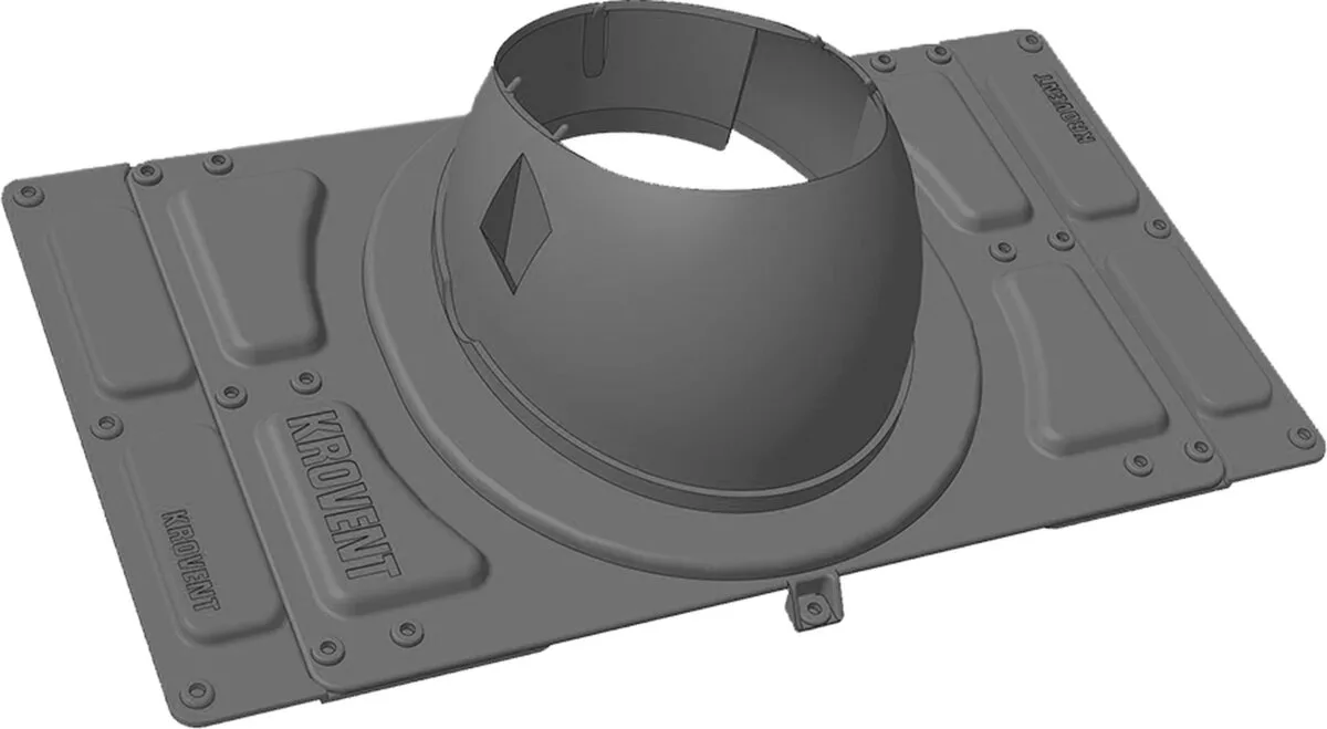 Элемент доборный к основанию Krovent Бэйс-ВТ Дженерал Про (Base-VT General Pro) серый
