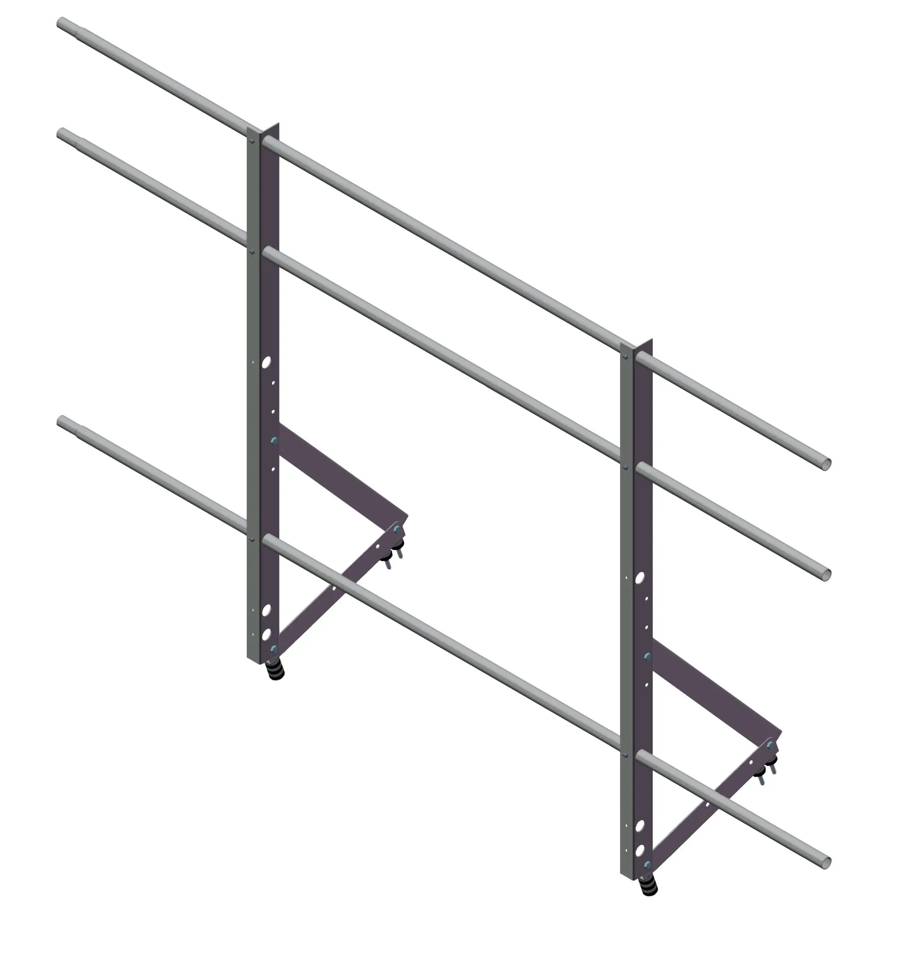Ограждение кровельное Оптима 1,2х2м RAL 8017