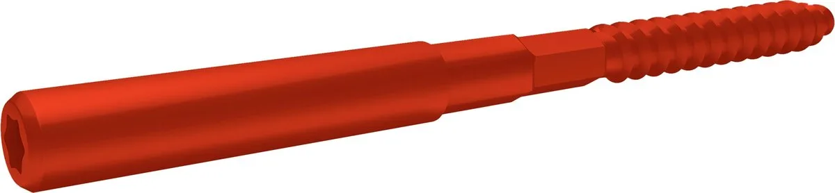 Шуруп-шпилька 8х160 Grand Line RAL 3020 транспортный красный