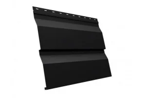 Сайдинг Корабельная Доска XL 0,5 Satin Мatt RAL 9005 черный