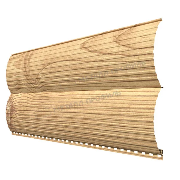 Сайдинг МЕТАЛЛ ПРОФИЛЬ Woodstock-Т-28х330 (ECOSTEEL_MA-01-Сосна-0.5)