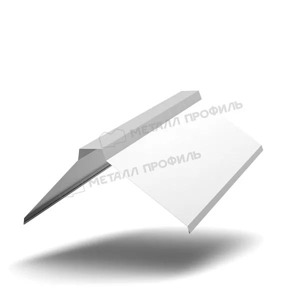 Планка конька плоского 155х155х2000 NormanMP Металл Профиль (ПЭ-01-7047-0.5)