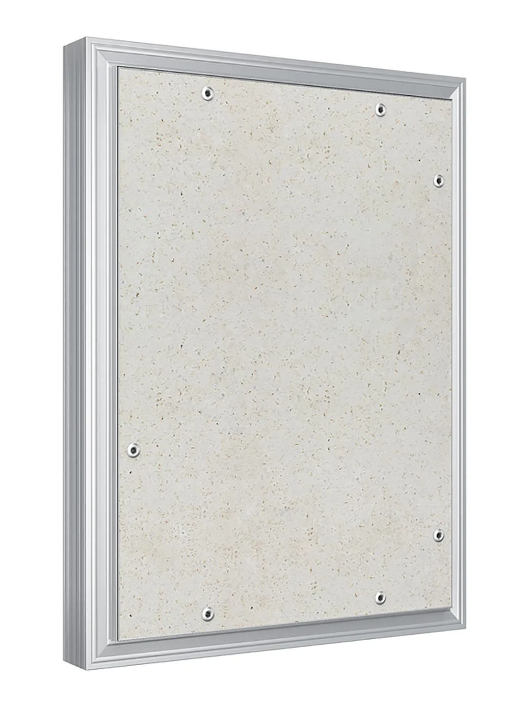 Люк ревизионный D Ceramo Optimum 300х400 скрытый монтаж петля алюминий EVECS