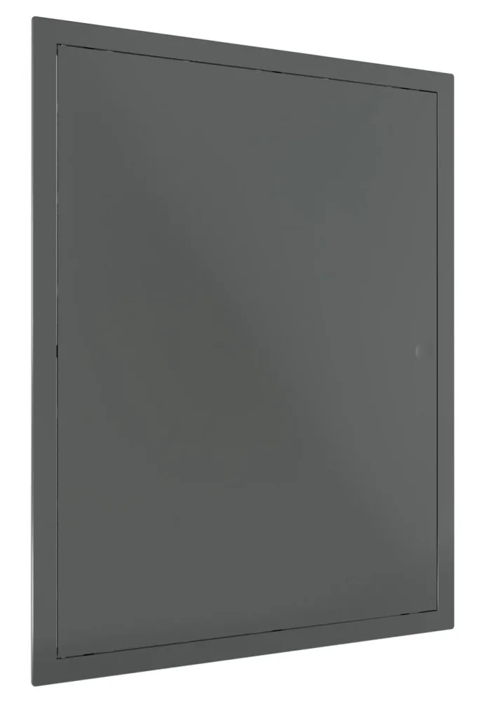 Люк ревизионный LN фланец 300х400 нажимной 327х427 пластик Gray EVECS