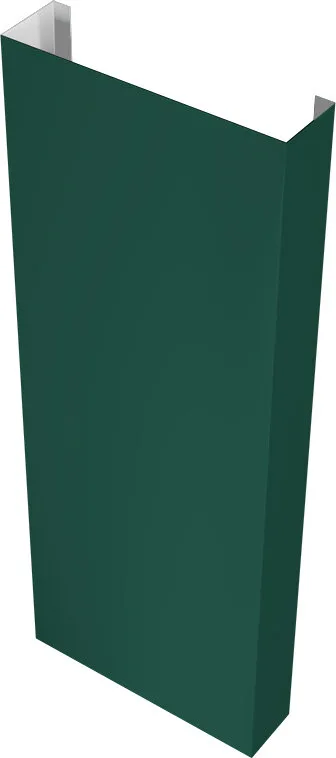 Полустолб для С8,С10 0,5 ПЭ RAL 6005 зеленый мох (1,5м)