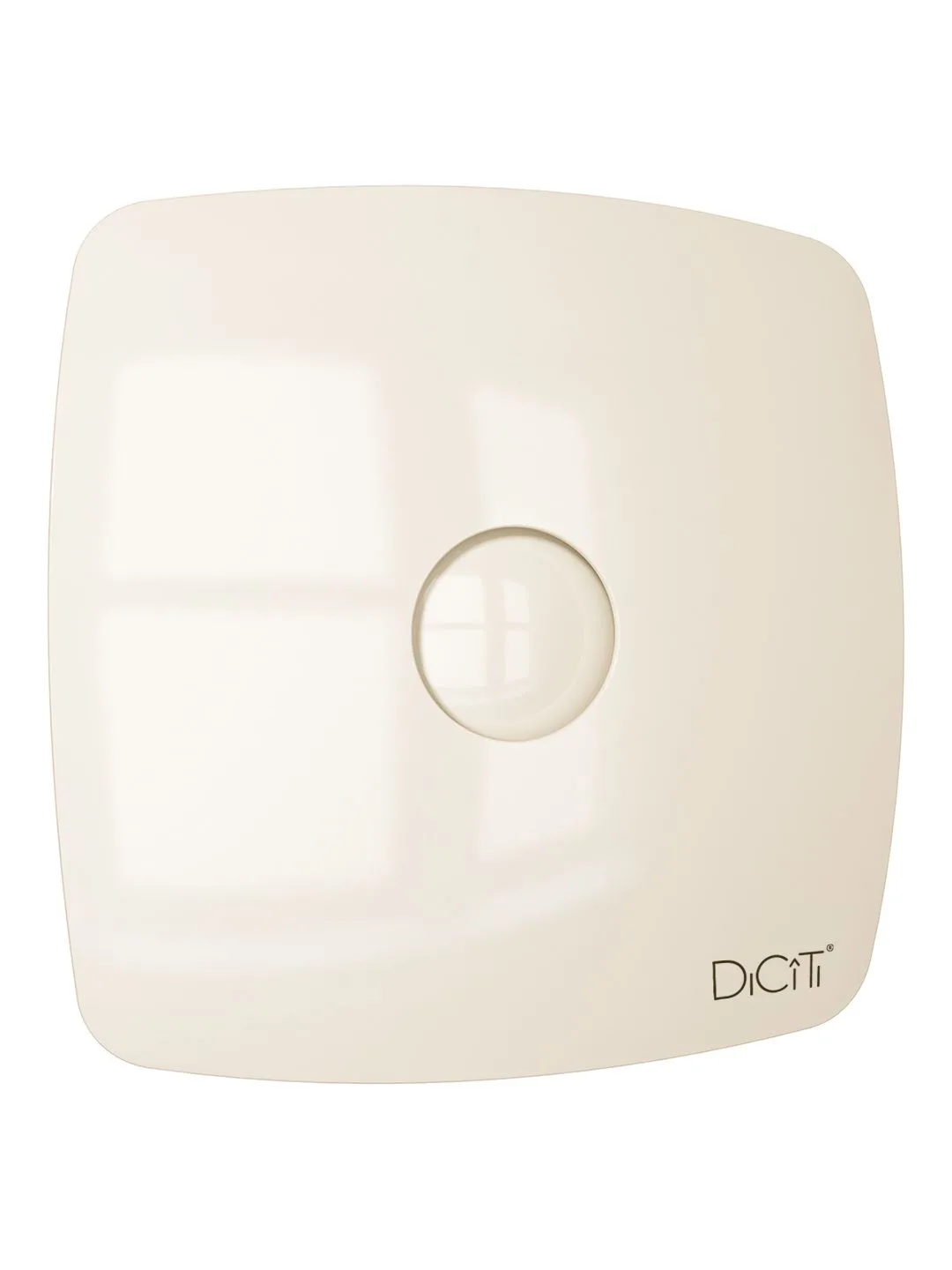 Вентилятор накладной RIO D100 обратный клапан Ivory DICITI