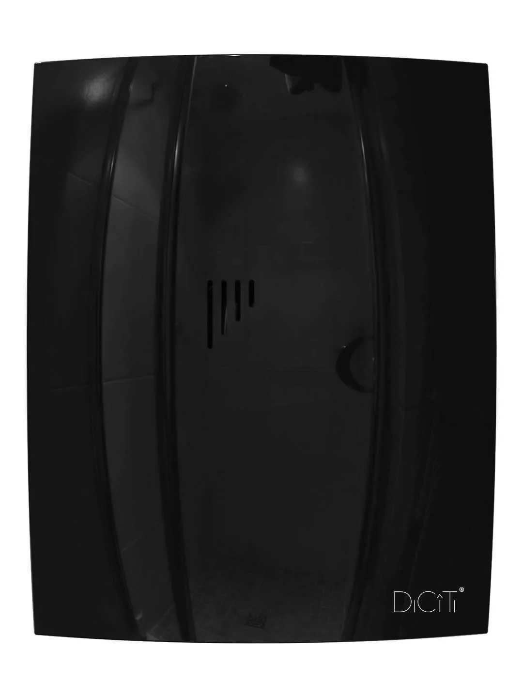 Вентилятор накладной BREEZE D100 обратный клапан Obsidian DICITI