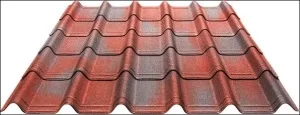 Черепица Ондувилла цв.красный 3D 106х40