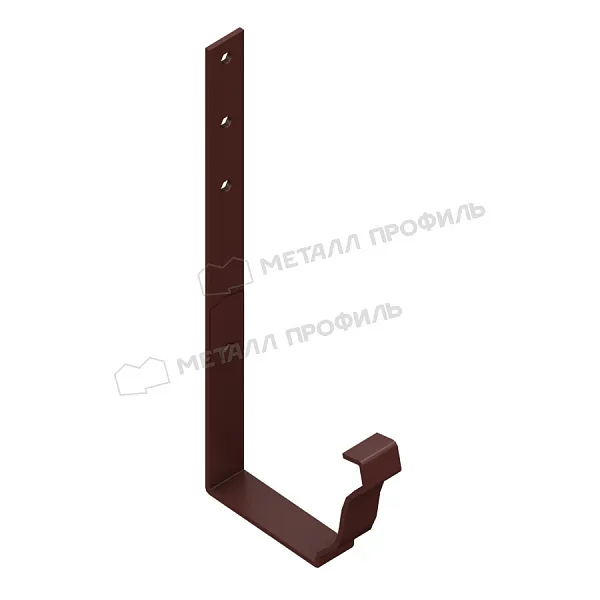 Держатель желоба МЕТАЛЛ ПРОФИЛЬ БЮДЖЕТ 120х86 Ral RR32
