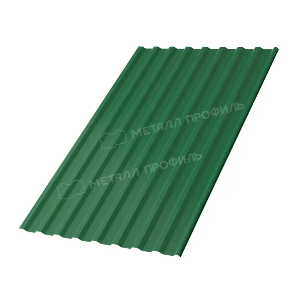 Профлист МЕТАЛЛ ПРОФИЛЬ МП-20x1100-R Металл Профиль (ПЭ-01-6029-0,45), RAL6029 Зеленая мята