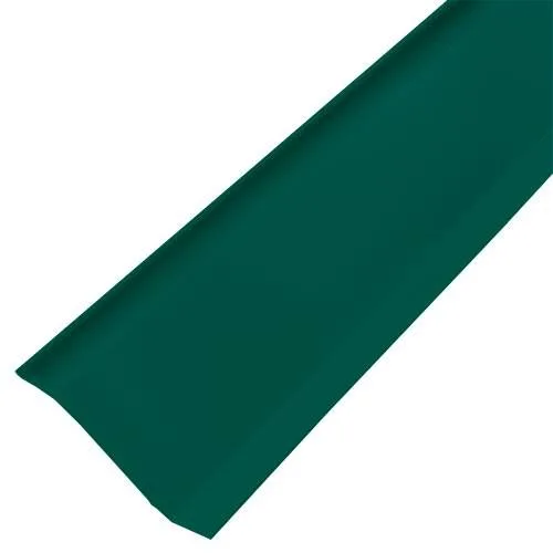 Планка примыкания пристенная зеленая 2 м