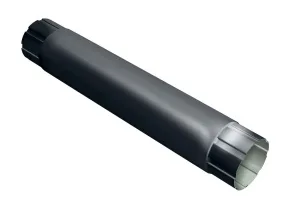 Соединительная труба Optima 125/90 мм 1м RAL 7024 серый графит