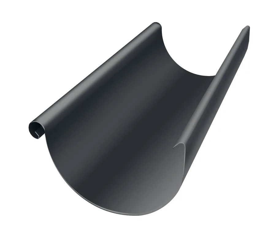 Желоб полукруглый Optima Matt 125мм 3м RAL 7024
