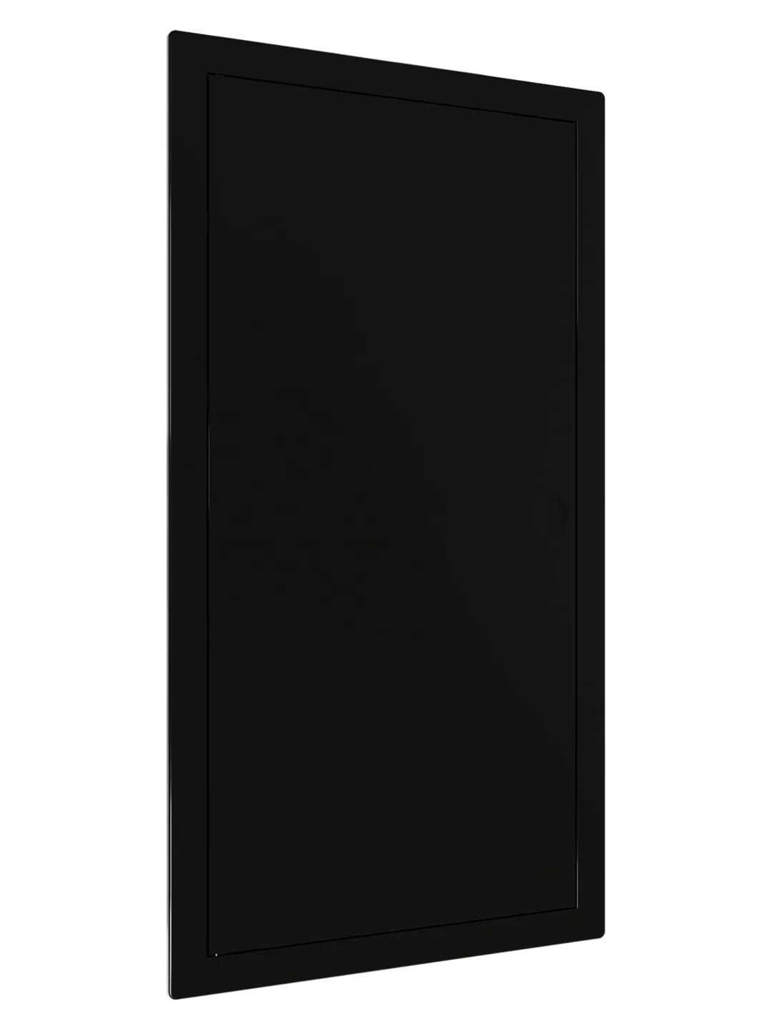 Люк ревизионный LN фланец 150х300 нажимной 172х322 пластик Black EVECS