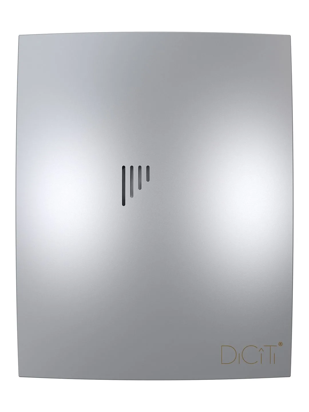Вентилятор накладной BREEZE D100 обратный клапан Gray metal DICITI