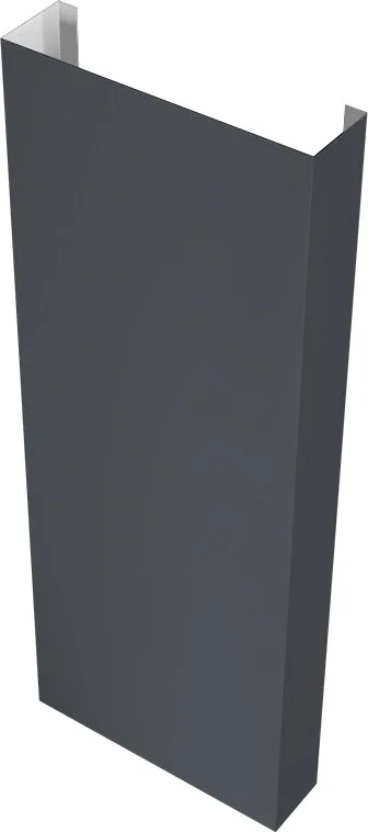 Полустолб для С8,С10 0,45 ПЭ RAL 7024 мокрый асфальт (3,0м)