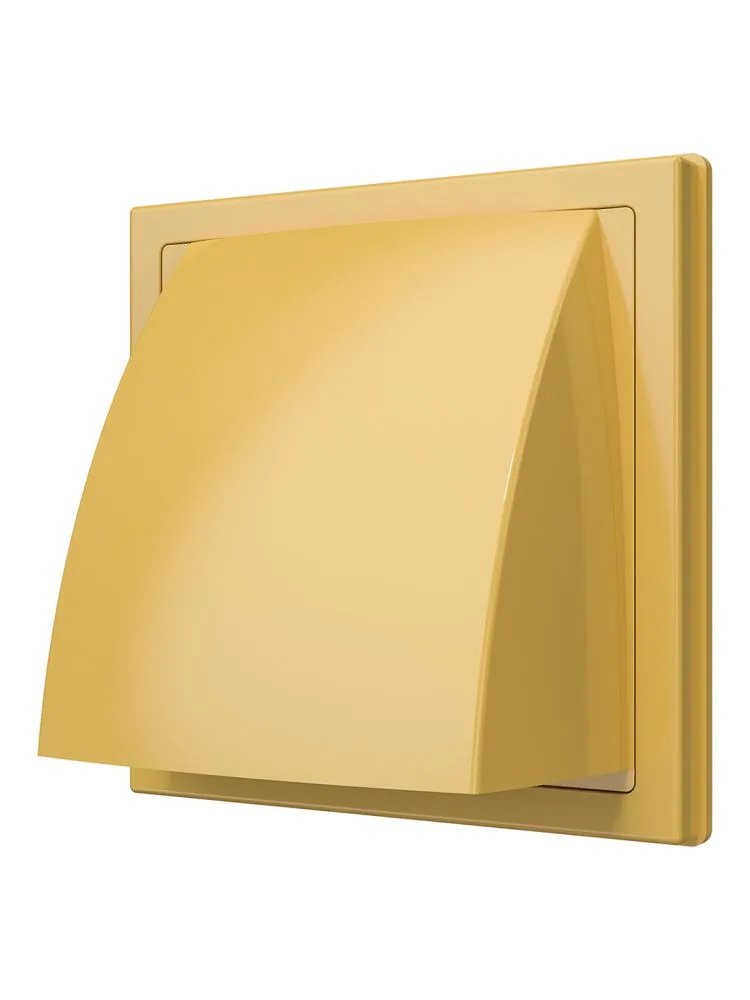 Выход стенной КФВ фланец D100 обратный клапан 150x150 ASA Beige ERA