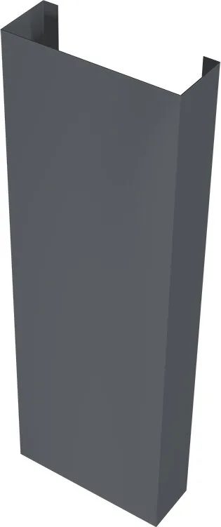 Полустолб для С20 0,45 Drap TwinColor RAL 7024 мокрый асфальт (2,5м)