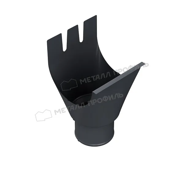Воронка выпускная МЕТАЛЛ ПРОФИЛЬ Foramina PUR D150/100 Ral 7024