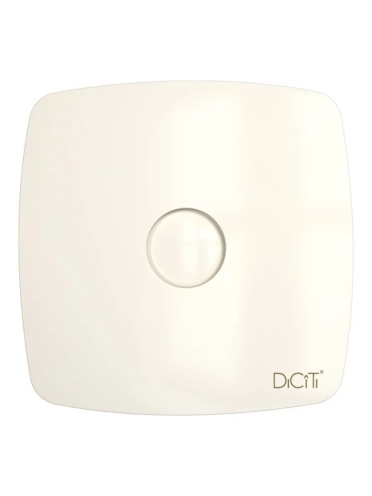 Вентилятор накладной RIO D125 обратный клапан Ivory DICITI