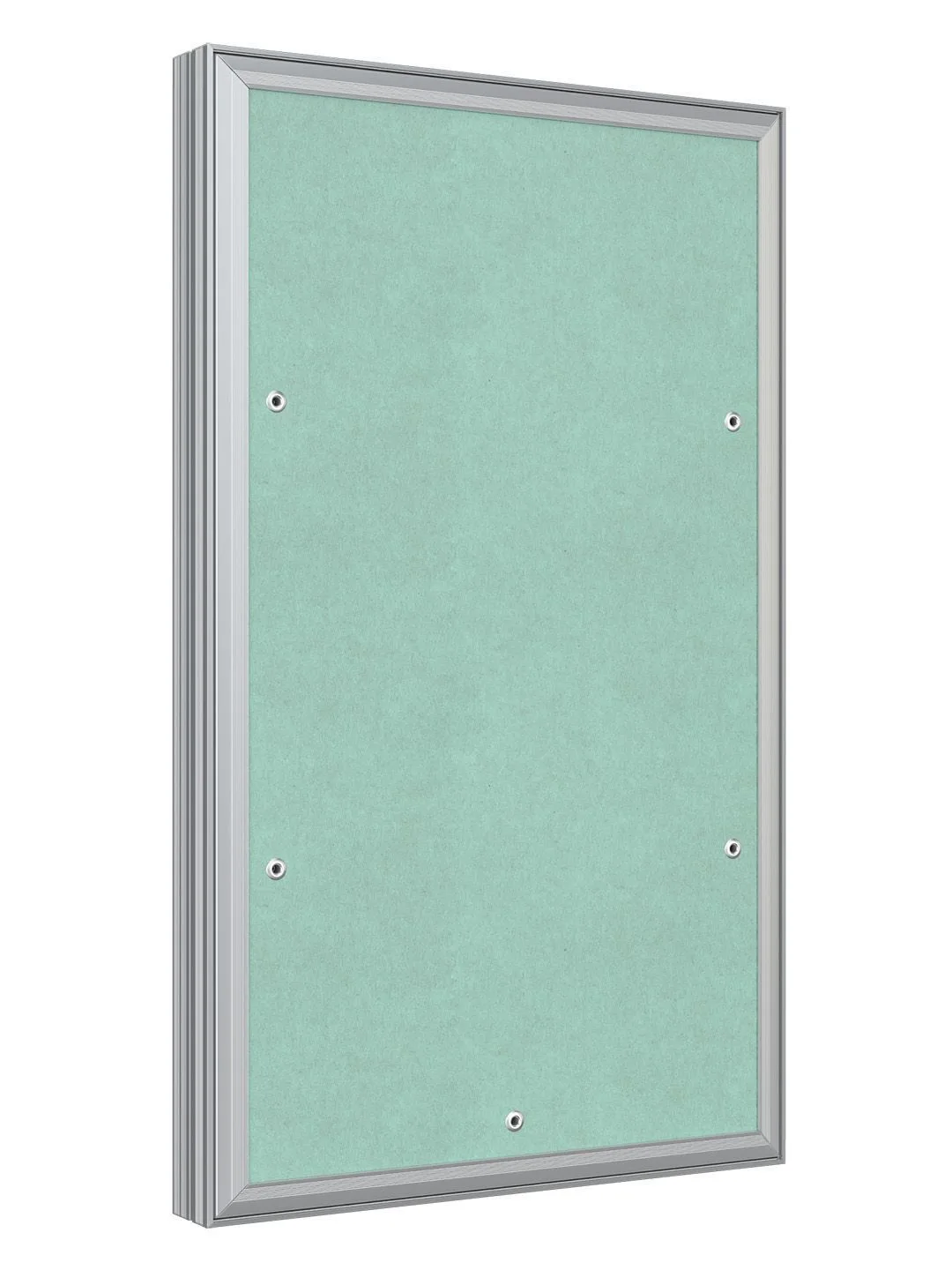 Люк ревизионный D Ceramo Base 300х500 скрытый монтаж съемный алюминий EVECS
