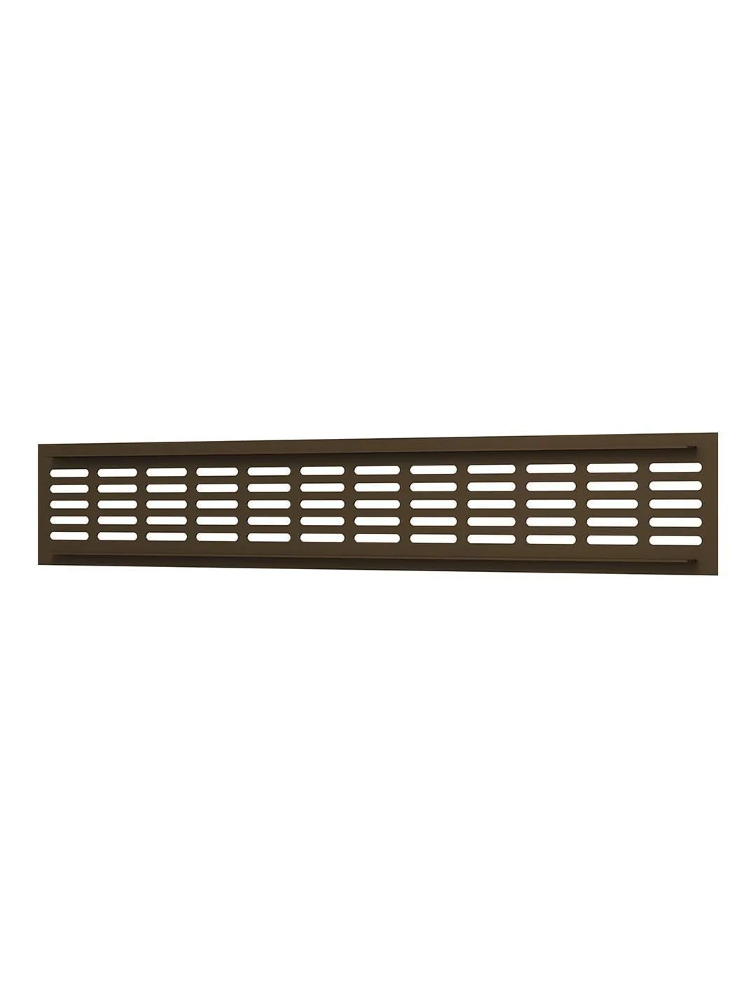 Решетка вентиляционная DP AL сетка переточная 480х80 алюминий Dark bronze ERA