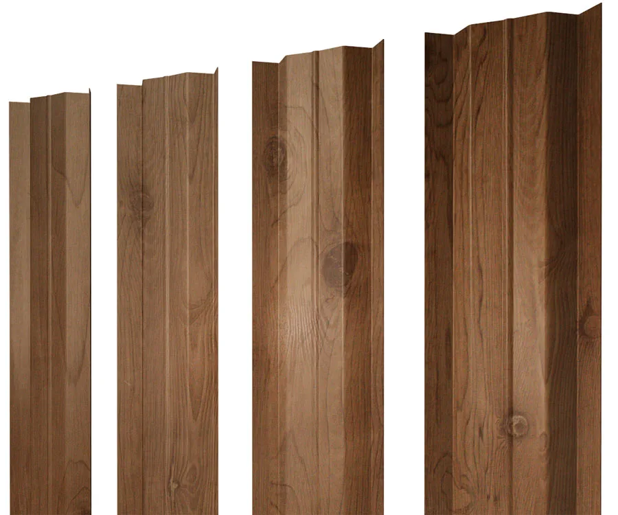 Штакетник М-образный В с прямым резом 0,45 Print Premium Pine Wood Fresh